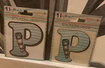 Stickers lettre P