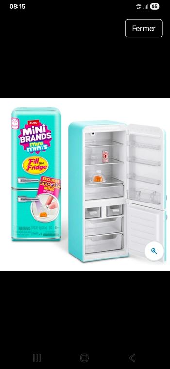 Mini brands fridge