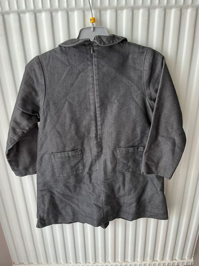 Robe grise doublée vintage - photo numéro 2