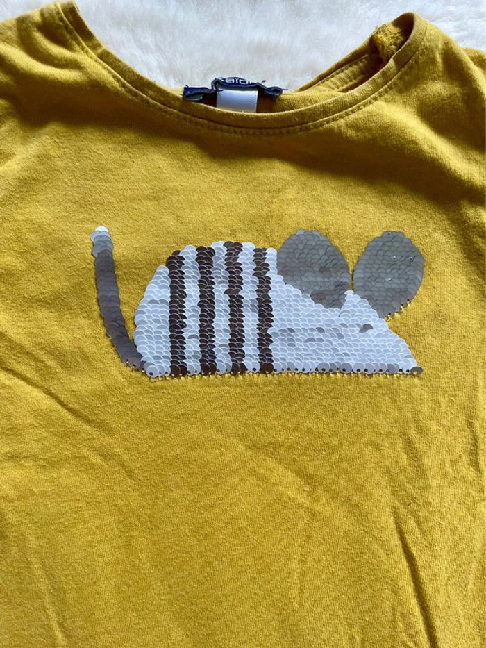 Lot de 2 t-shirt manches longues okaidi 2 ans - 86 cm - photo numéro 3