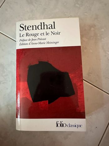 Roman le rouge et le noir stendhal