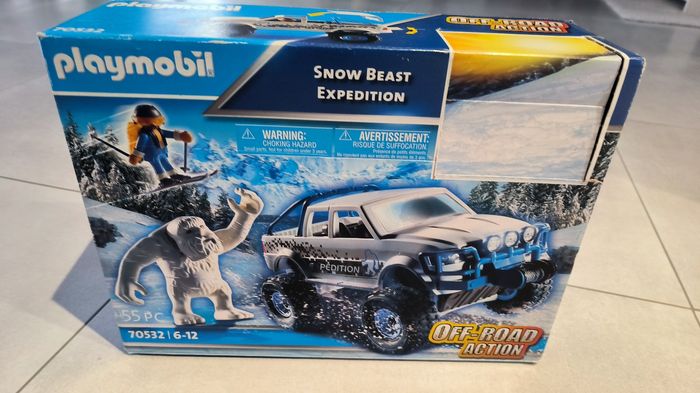 Playmobil explorateur et Yeti