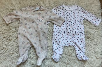 Lot de pyjama 1 mois