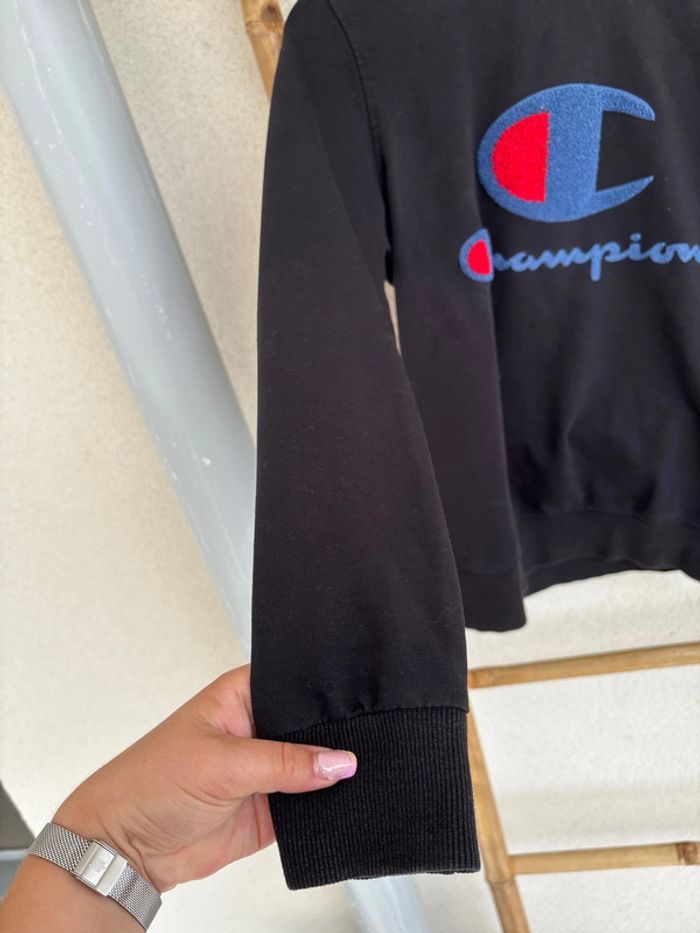 Pull noir champion taille S - photo numéro 6