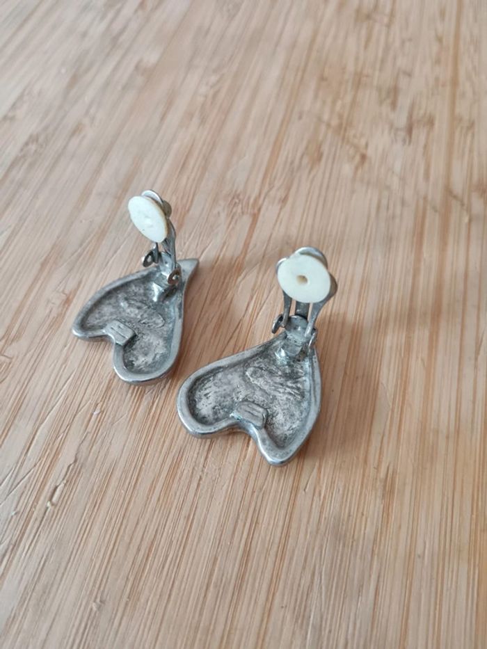 Boucles d'oreilles à clips vintage - photo numéro 4