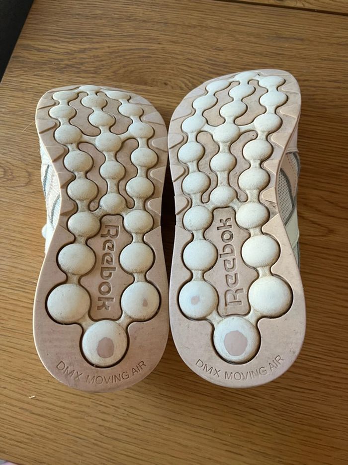 Basket Energen femme Reebok taille 38 couleur rose pale bon état - photo numéro 8