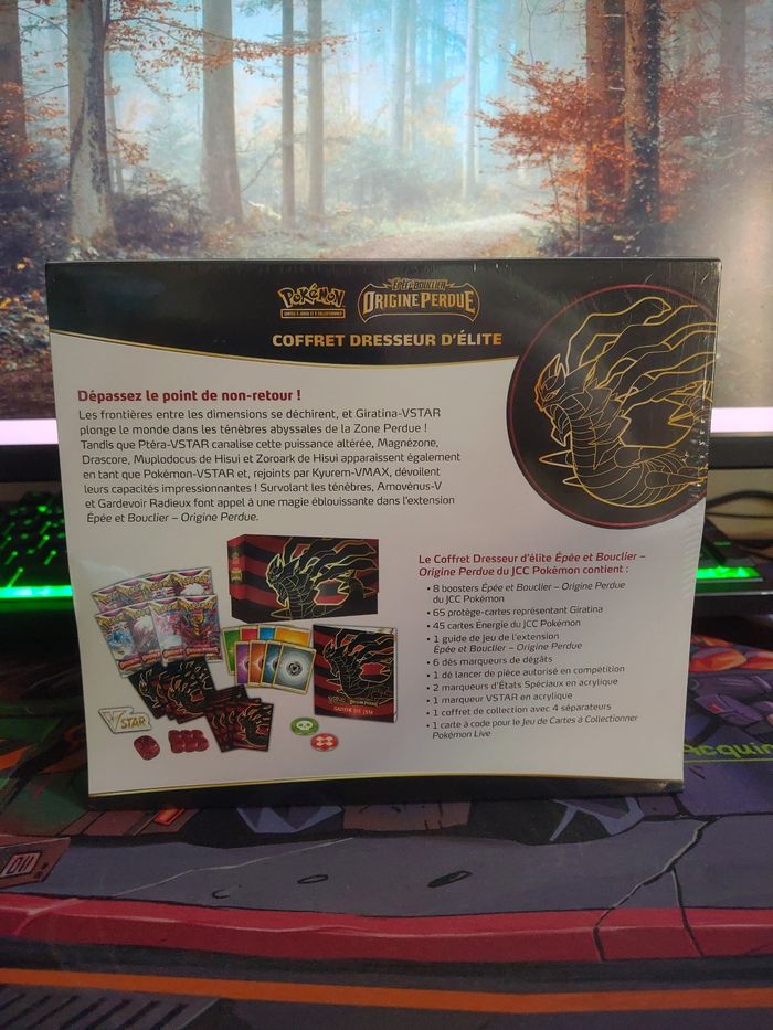 Etb pokémon origine perdue coffret dresseur d'élite épée et bouclier - photo numéro 3
