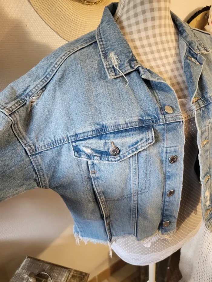 Veste jeans overzise - photo numéro 3
