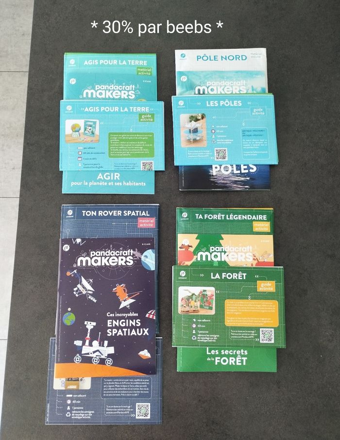 Lot kits pandacraft neufs