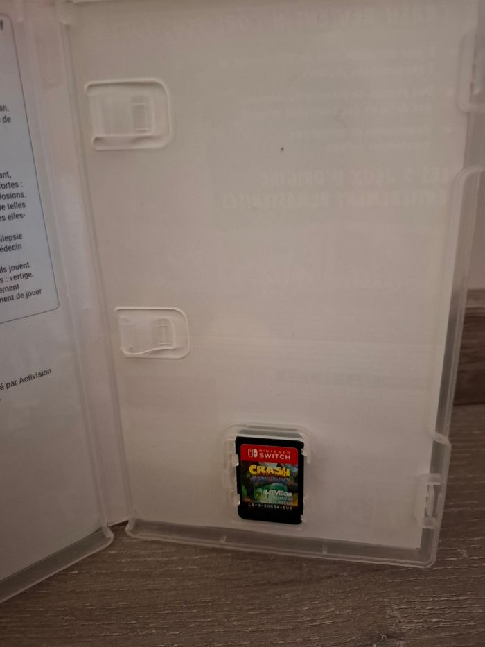 Crash jeu de switch - photo numéro 2