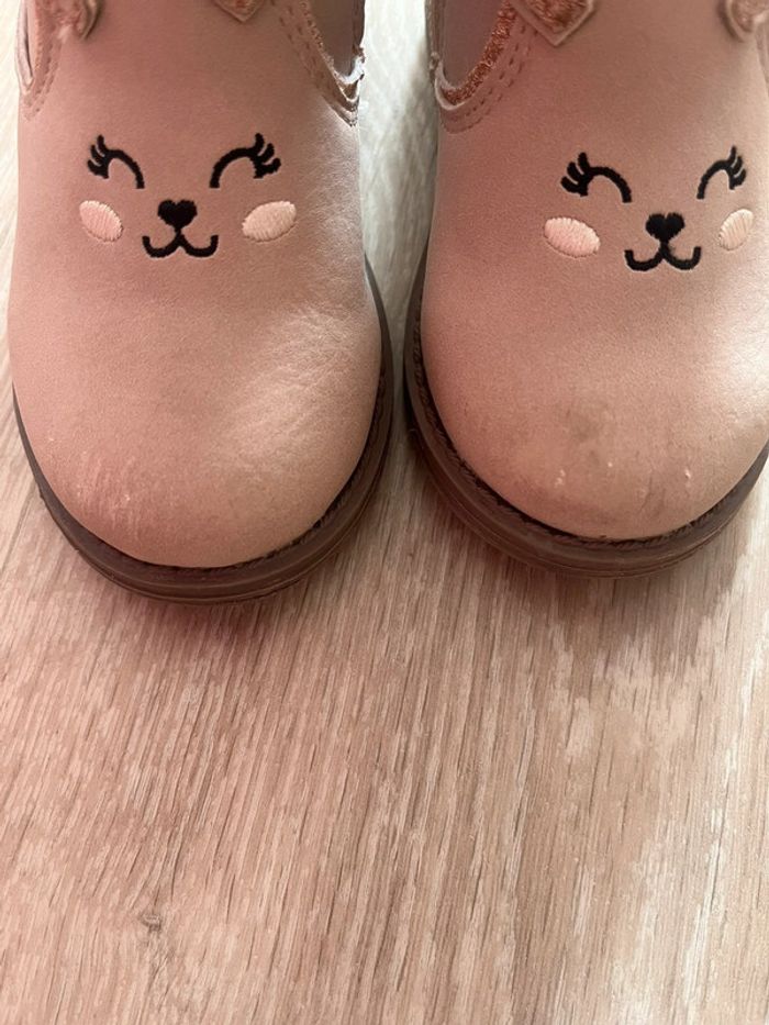 Bottes rose pointure 21 - photo numéro 3