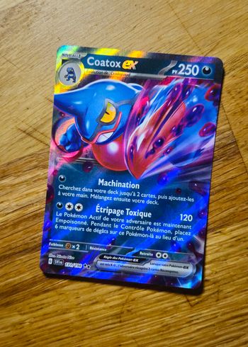 Carte pokemon Coatox EX 131/198