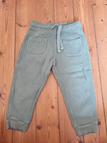 Pantalon confort vert