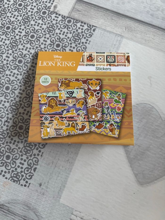 Autocollants roi lion