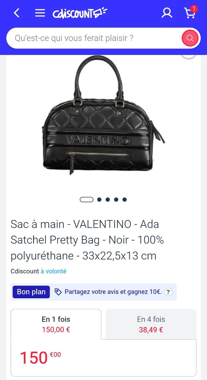 Sac a main valentino - photo numéro 5