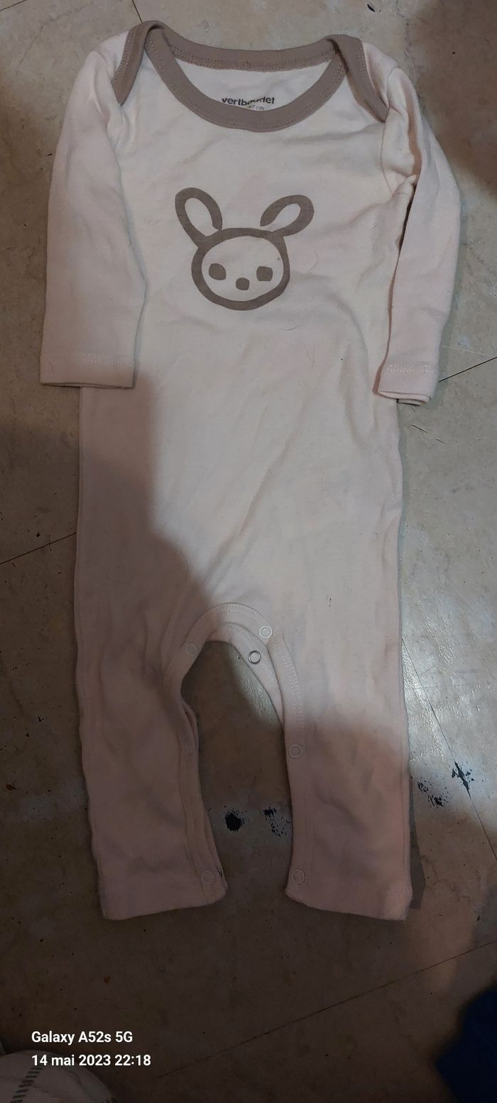 Body long pyjama 6 mois