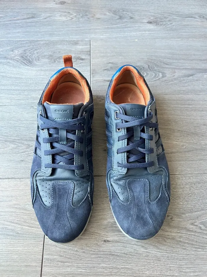 Sneakers en cuir Geox Snake 2 Taille 44 Neuves - photo numéro 2
