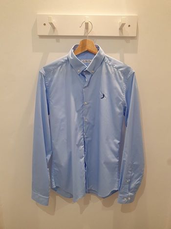 Chemise Roubaix bleu ciel/piment Taille L (taille petit)