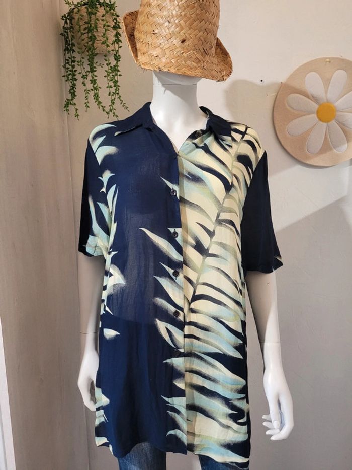 Chemise imprimée feuillage - photo numéro 3