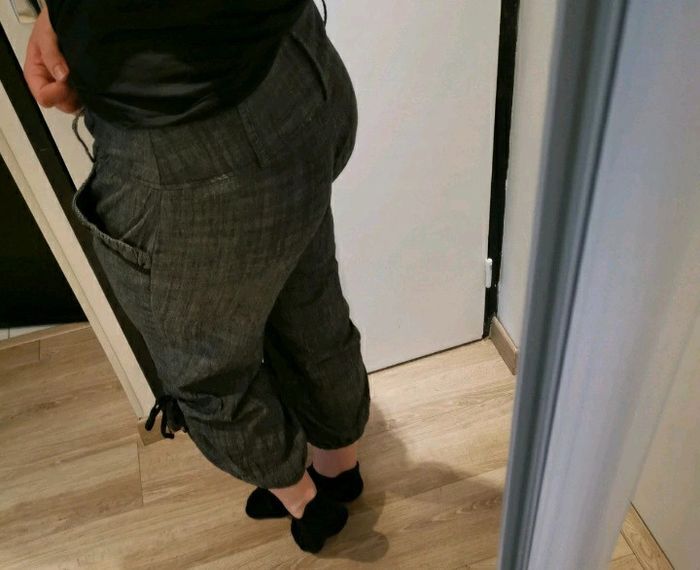 Pantalon 3/4 gris - photo numéro 2