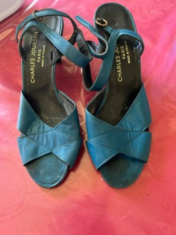 Sandale haut talon Charles Jourdan 37 1/2