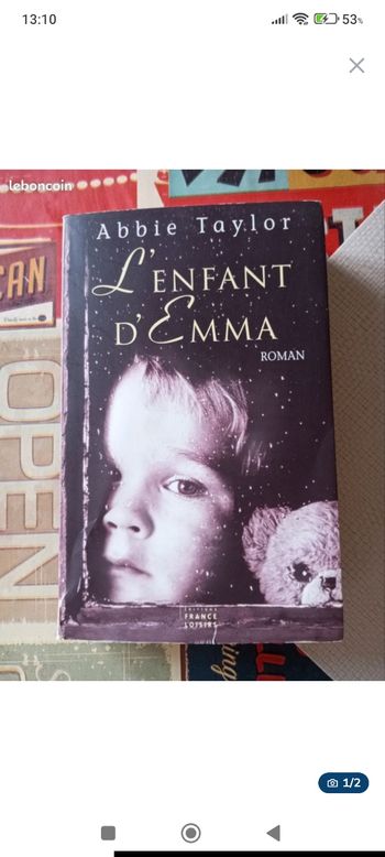 Vend livre l'enfant d Emma 