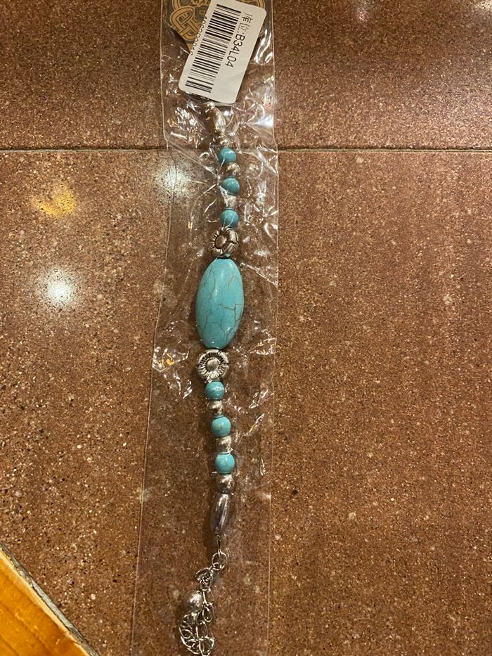 Parure de bijoux turquoise neuve - photo numéro 3