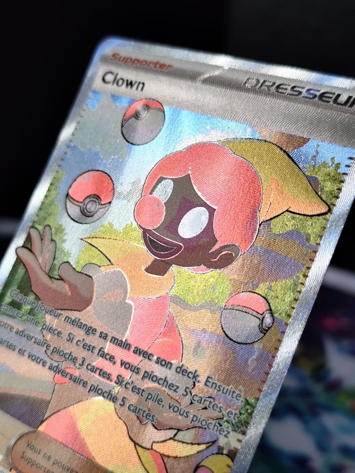 Carte pokémon neuve 🇨🇵 Clown 136/086 Flammes Blanches - photo numéro 4