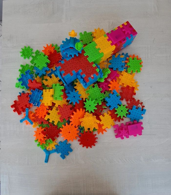 Lot 277 pièces construction engrenage - type Quercetti - photo numéro 2