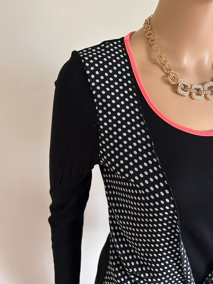 Pull fin noir à manches longues Morgan taille M TBE - photo numéro 5