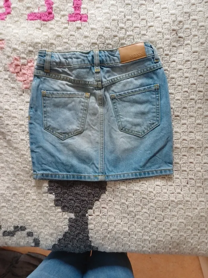 Jupe en jean taille réglable - photo numéro 4