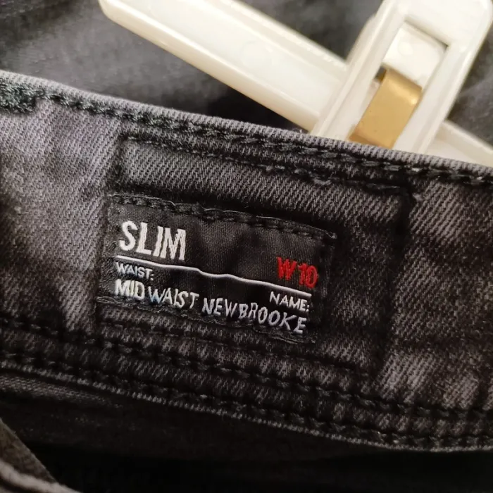 Jean slim gris foncé Pepe Jeans modèle New Brooke taille 38 W10 A1486 - photo numéro 10