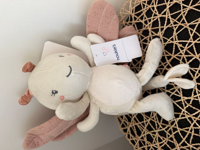 Noukie's - Peluche libellule Louli - Blanc