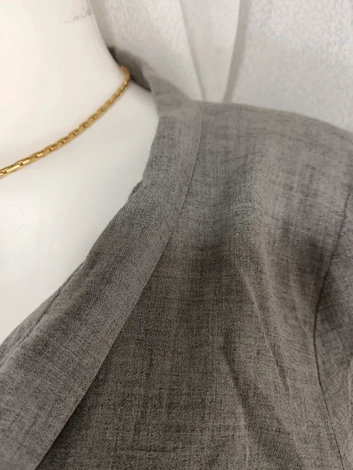 Chloé "blouse grise col à noeud" taille 38 - photo numéro 6
