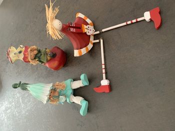 Lot décorations 3 personnages