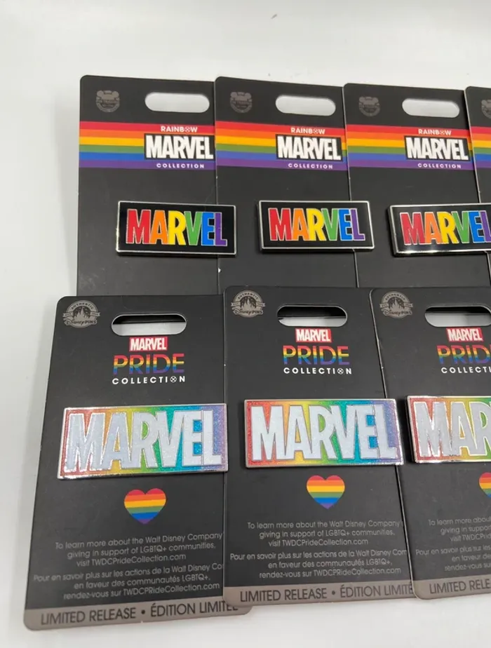 Lot de 10 Pin's Marvel Fierté - Édition Limitée Disney - photo numéro 2