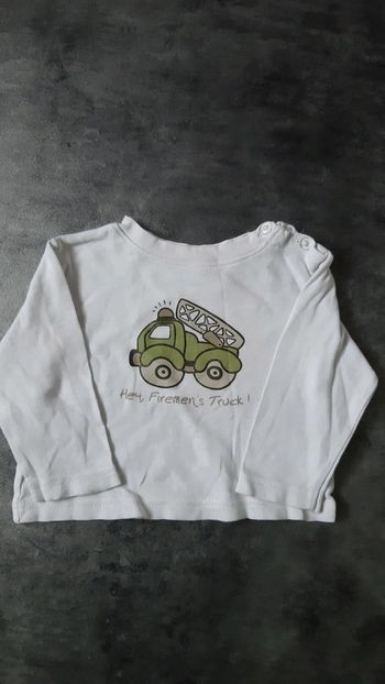 T-shirt manche longue garçon 100% coton