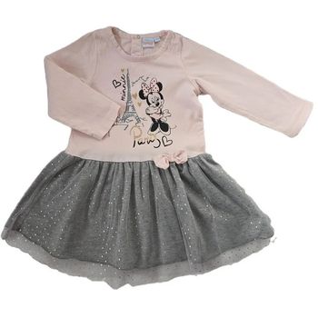 Robe Minnie rose gris tulle bébé fille 18 Mois DISNEY