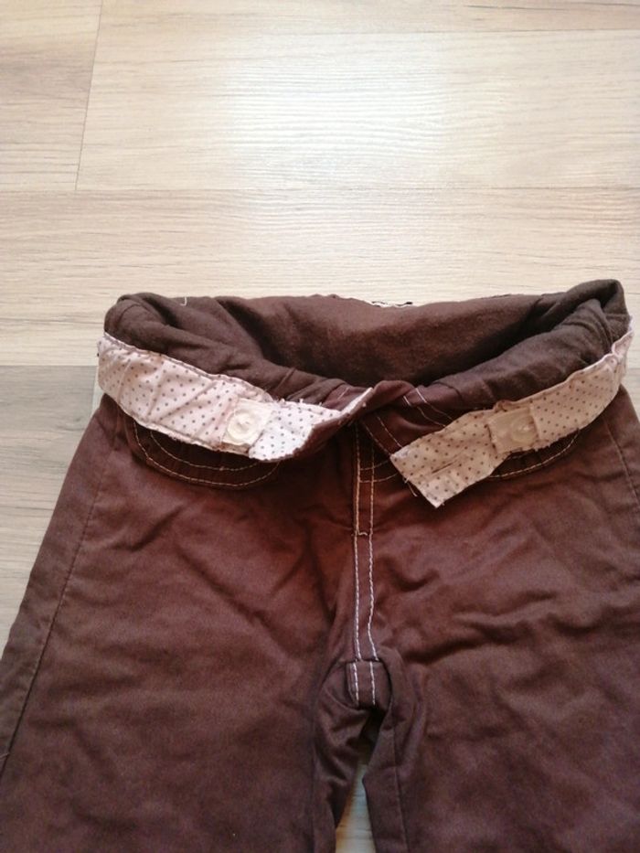 Pantalon doublé ceinture réglable - photo numéro 3