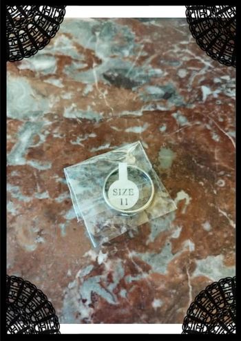 Bague inscription Real Love en acier 20,6 mm