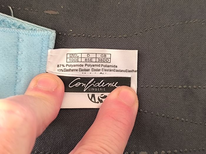 Soutien-gorge avec armatures bleu clair 100E Confidence lingerie - photo numéro 3