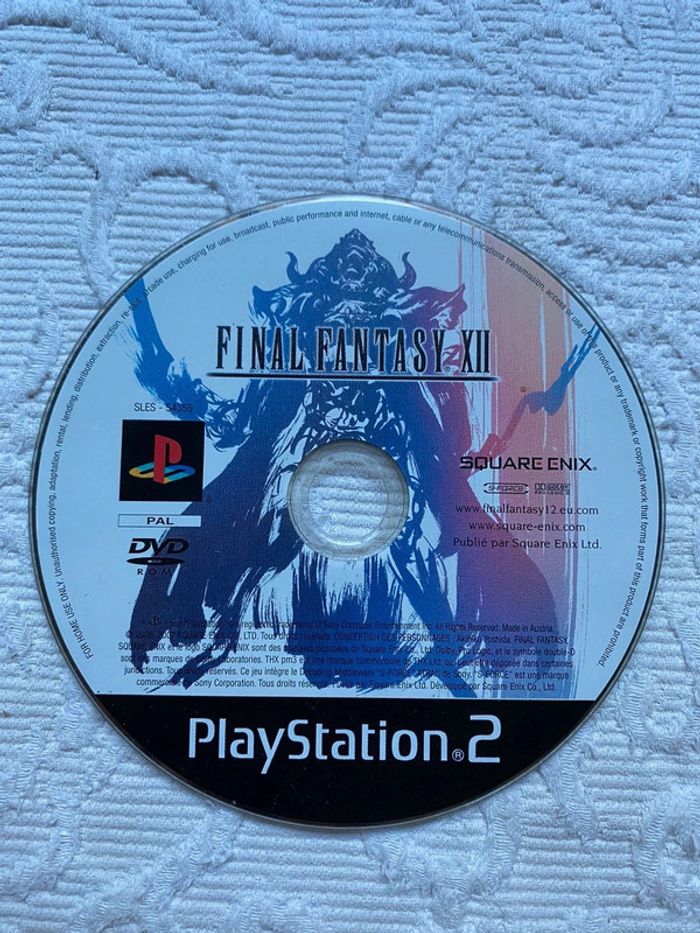 Jeu PlayStation 2 final fantasy XII - photo numéro 1