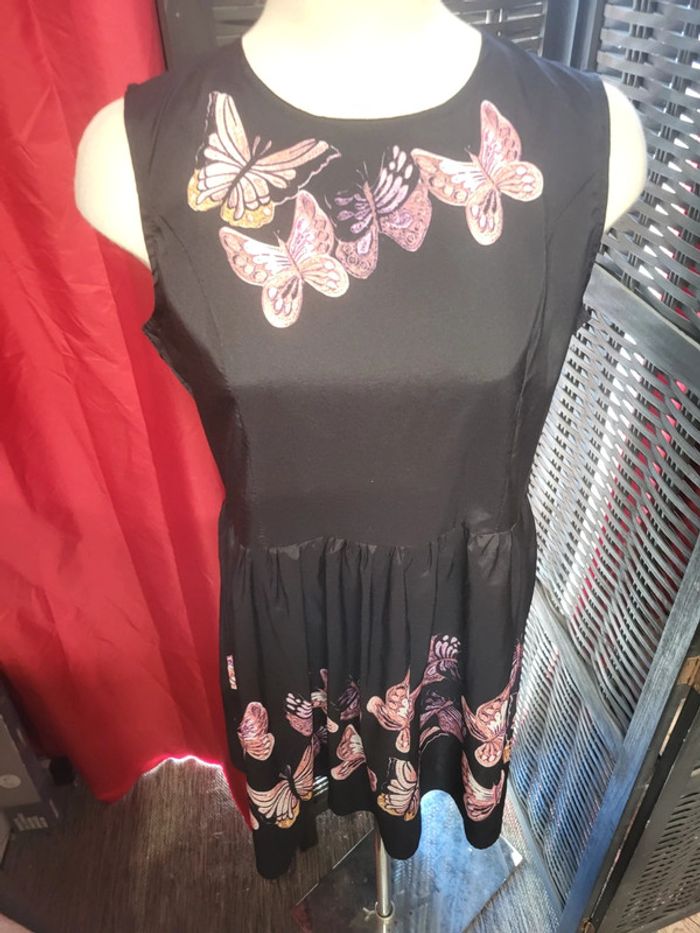Robe imprimé papillons XL - photo numéro 3