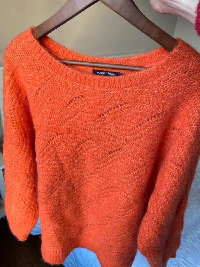 Magnifique pull ajouré Monoprix comme neuf - photo numéro 5