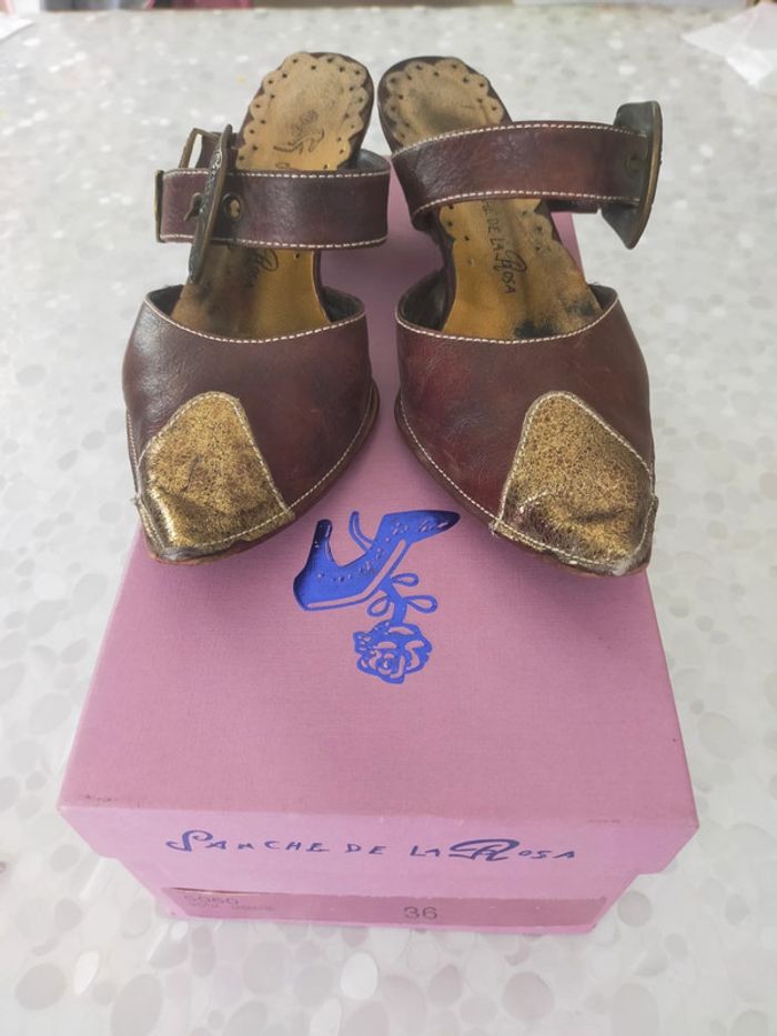 Chaussures à talons Sanche de la Rosa t 36 - photo numéro 3