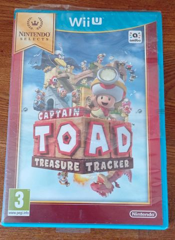 Nintendo Wii u toad treasure tracker neuf blister abîmé
