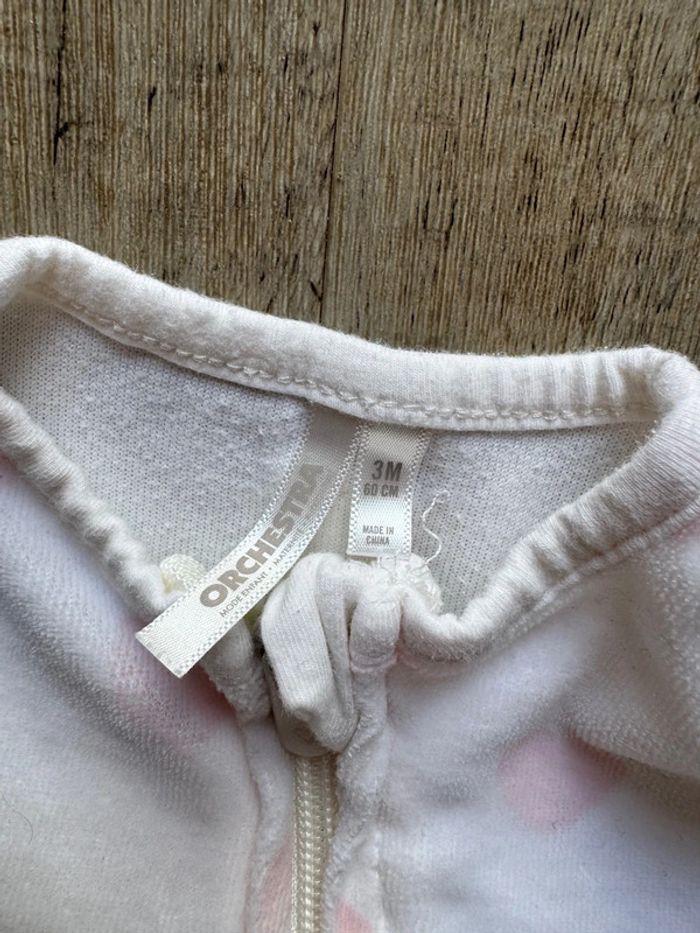 Pyjama polaire - Taille 3 mois - Fermeture ZIP - photo numéro 2