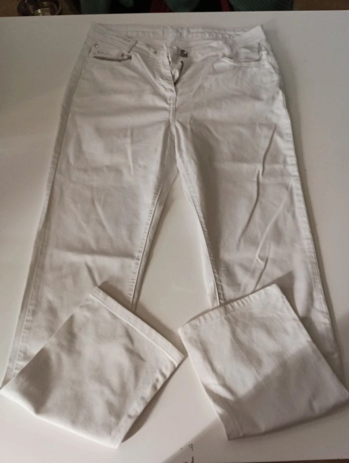 Pantalon jeans femme Julie Guérlande taille 38 coupe droite