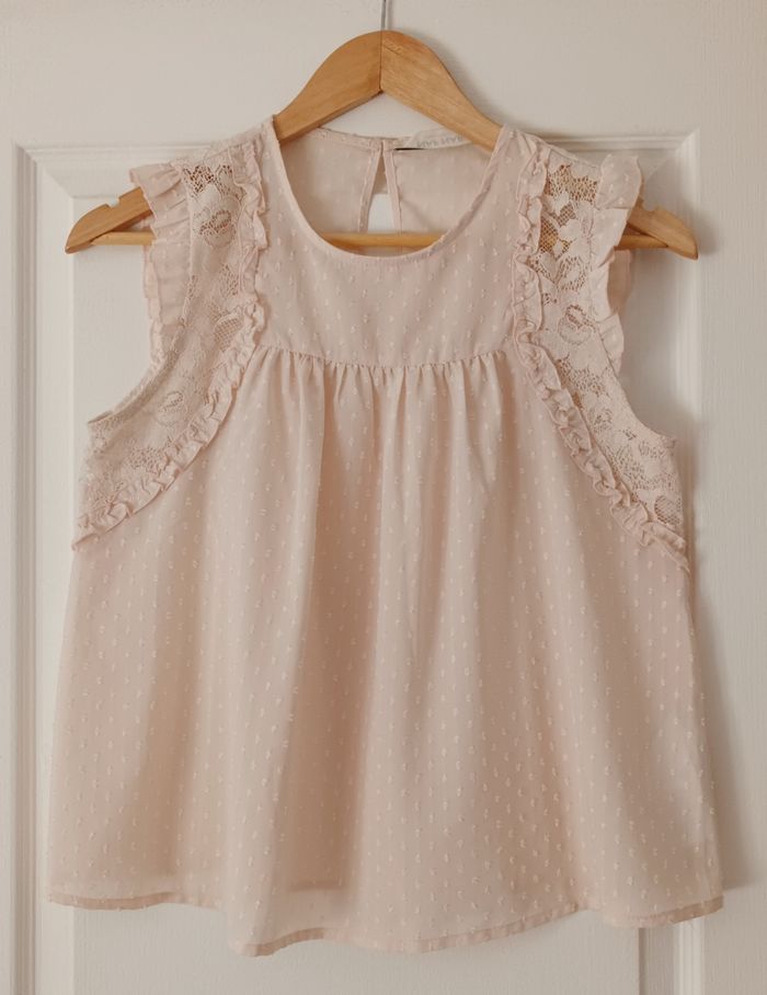 Top Sans Manches Rose Nude NafNaf Femme
