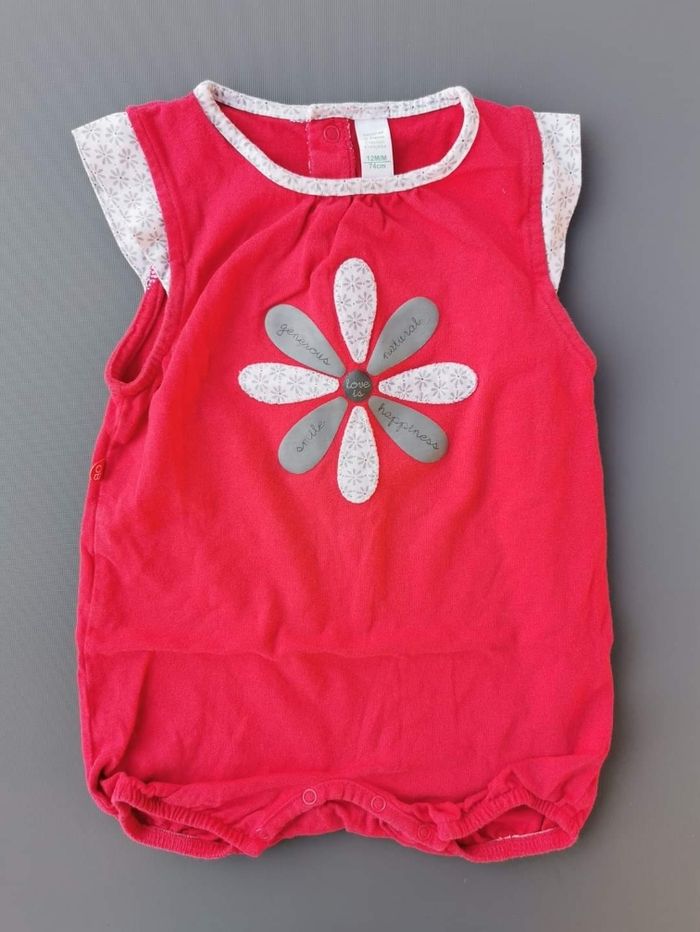 Lot de short jupe tee-shirt 12 mois fille - photo numéro 4